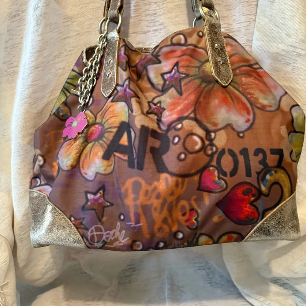 Vintage Lesportsac Graffiti Spray Paint - Picture 3 of 13